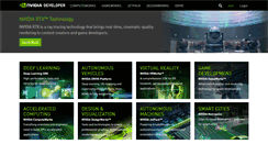 Desktop Screenshot of developer.nvidia.com